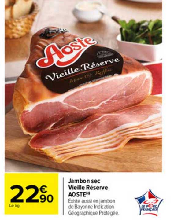 Jambon Sec Vieille Réserve Aoste