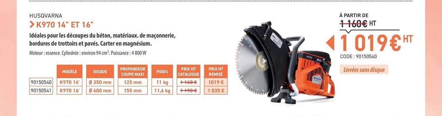 K970 14'' Et 16'' Husqvarna