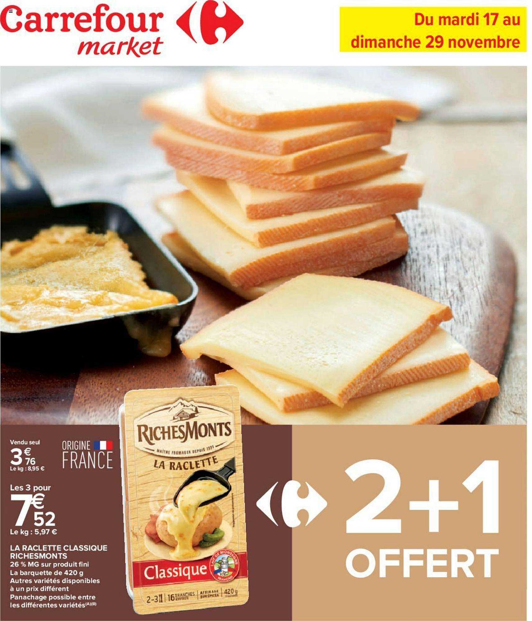 la raclette classique richemonts