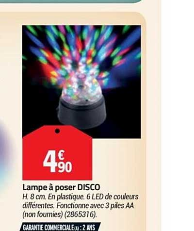 lampe à poser disco