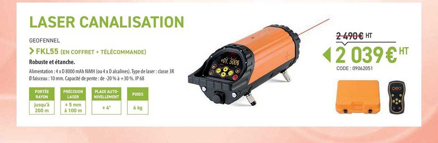 laser canalisation fkl55 geofennel