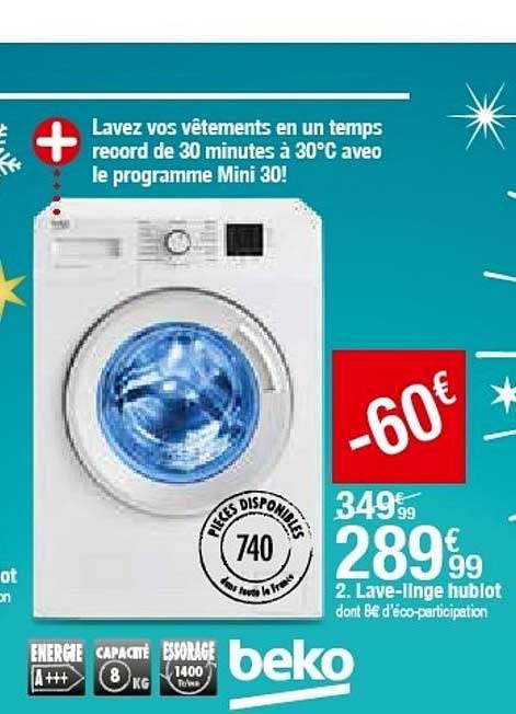 lave linge hublot