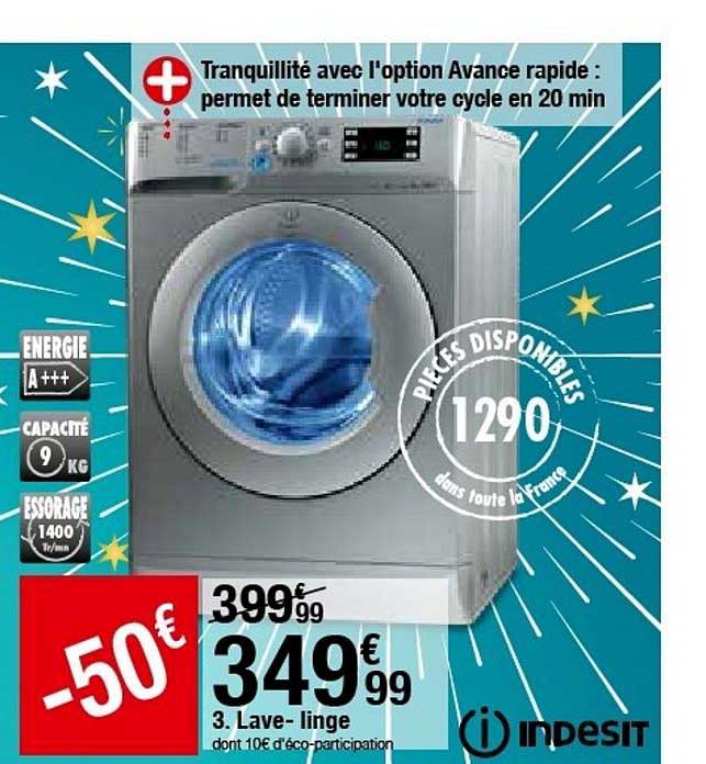 lave linge indesit