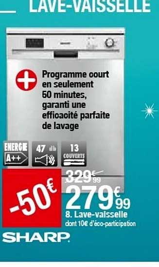 lave vaisselle sharp