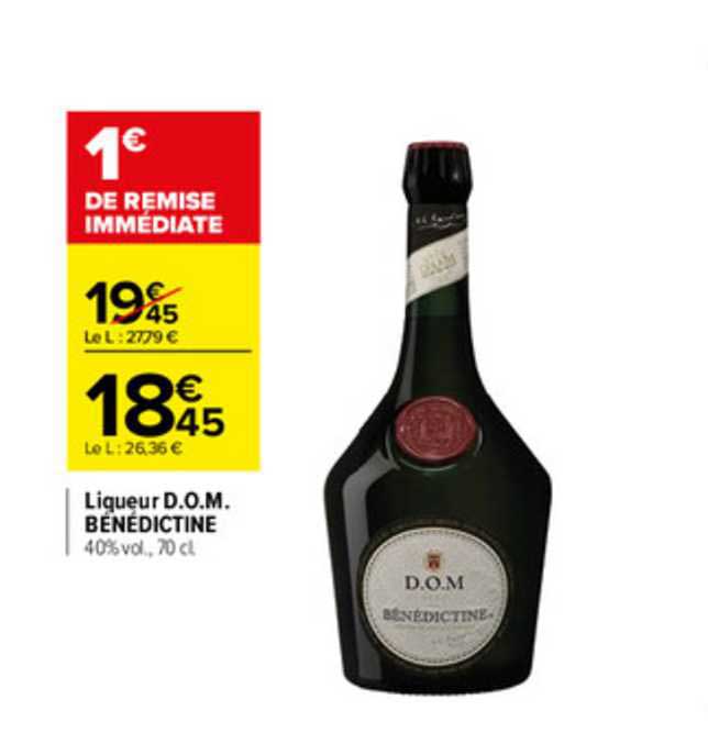 Liqueur D.o.m Bénédictine
