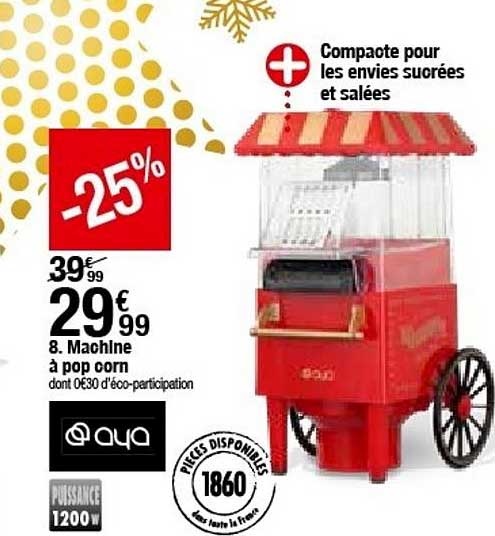 machine à pop corn oyo