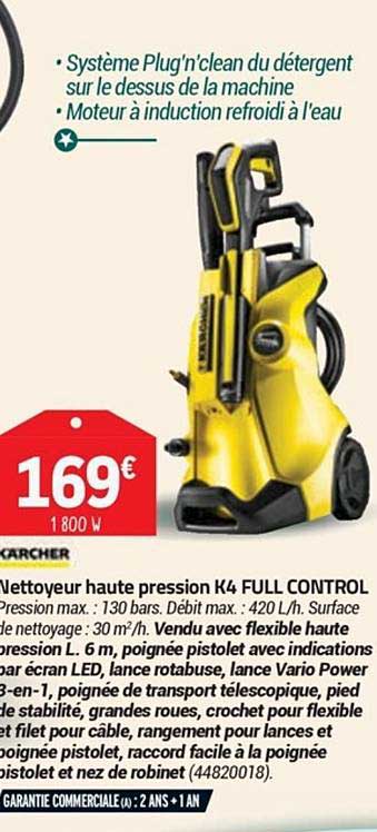 nettoyeur haute pression k4 full control carcher