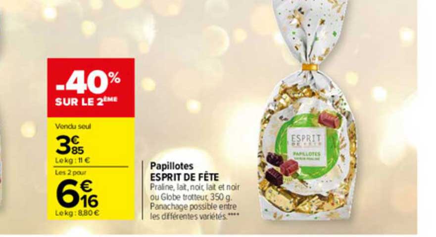 papillotes esprit de fête