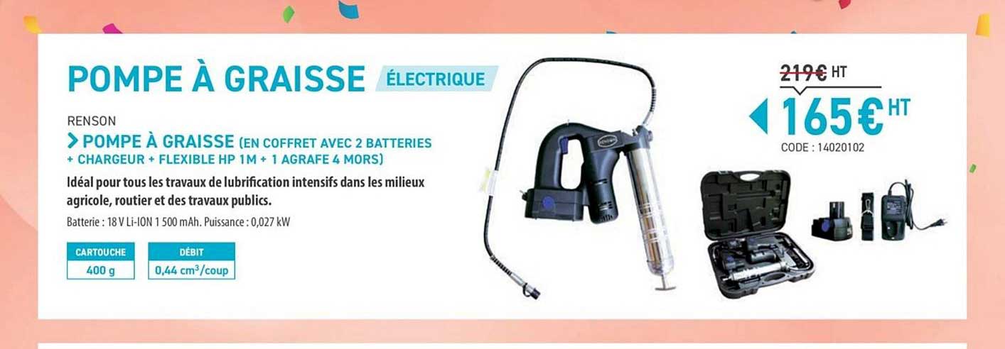 pompe à graisse renson