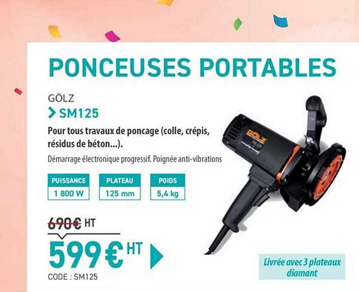 ponceuses portables gôlz