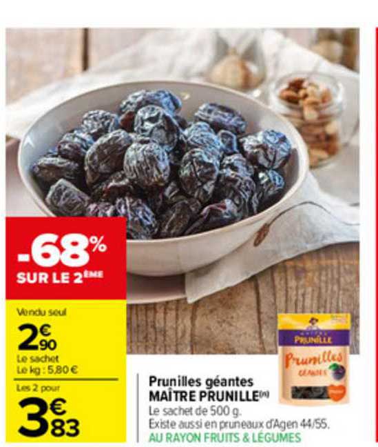 Prunilles Géantes Maître Prunille