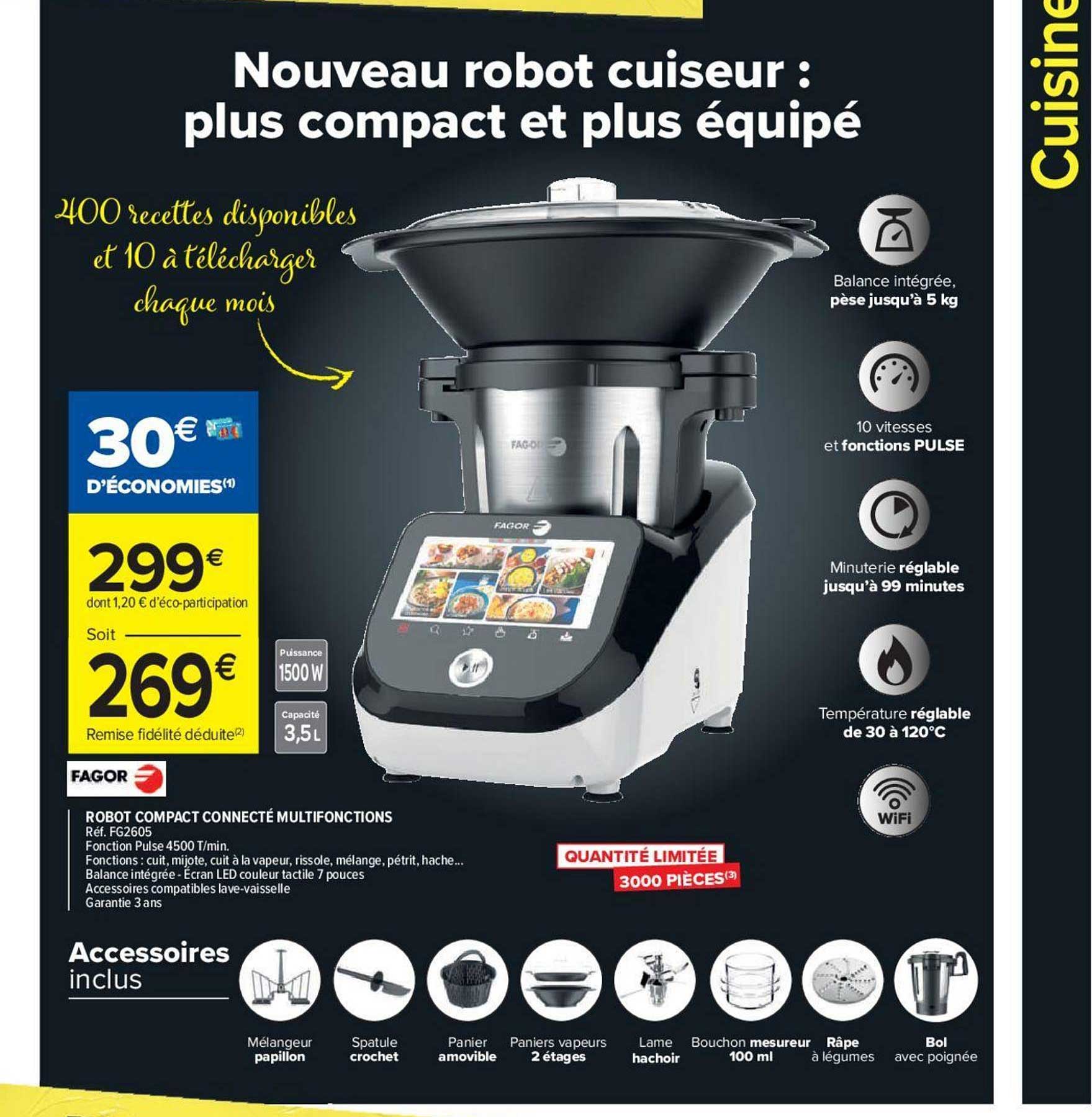 Robot Compact Connecté Multifonctions Fagor