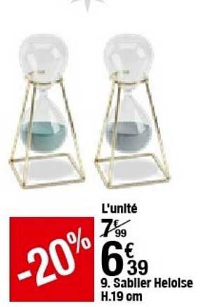 sablier Héloïse h.19 cm