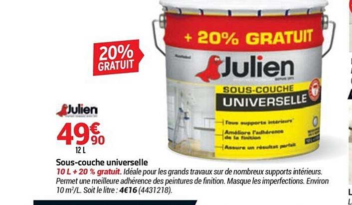 sous couche universelle julien