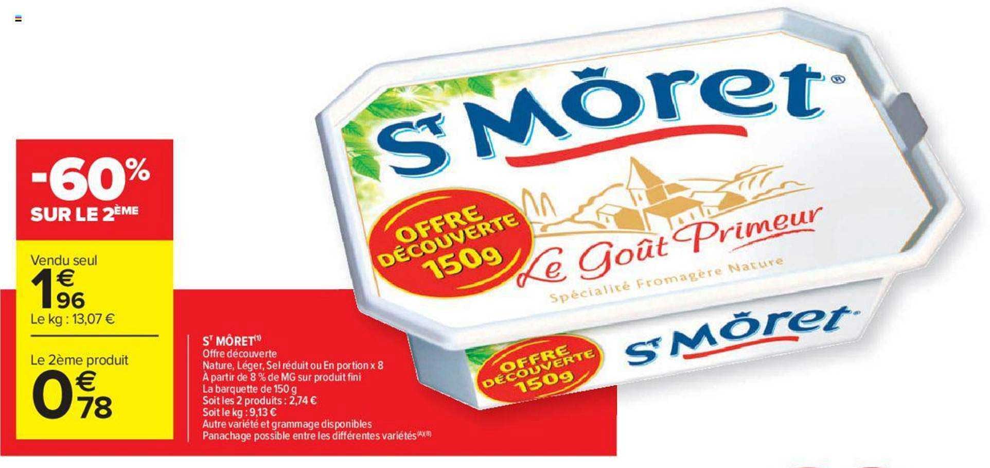 St Morêt -60% Sur Le 2ème