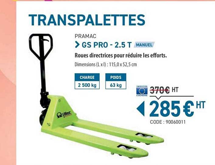Transpalettes Pramac