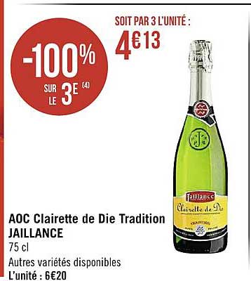 aoc clairette de die tradition jaillance