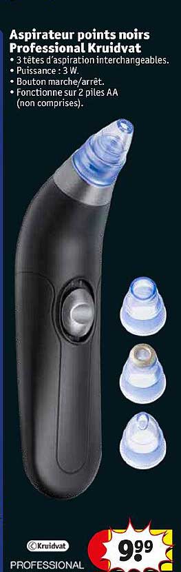 Aspirateur Points Noirs Professional Krudvat