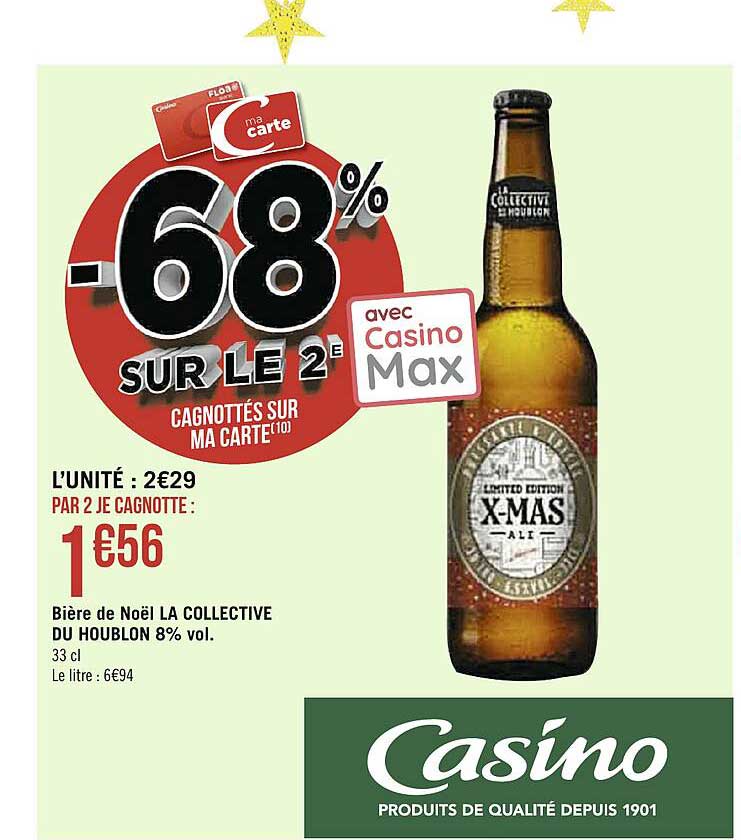 bière de noël la collective du houblon 8% vol.