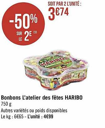 bonbons l'atelier des fêtes haribo
