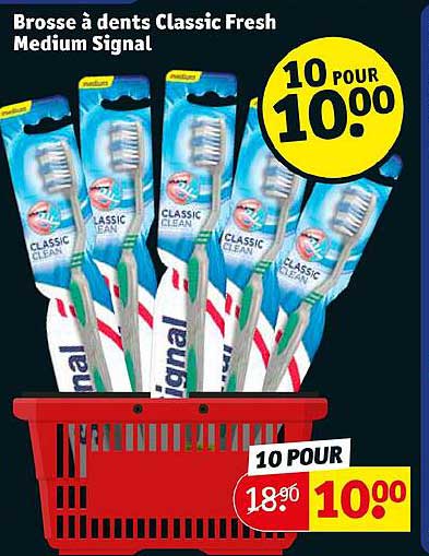 Brosse à Dents Classic Fresh Medium Signal