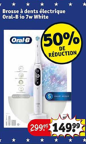 brosse à dents électrique oral-b io 7w white