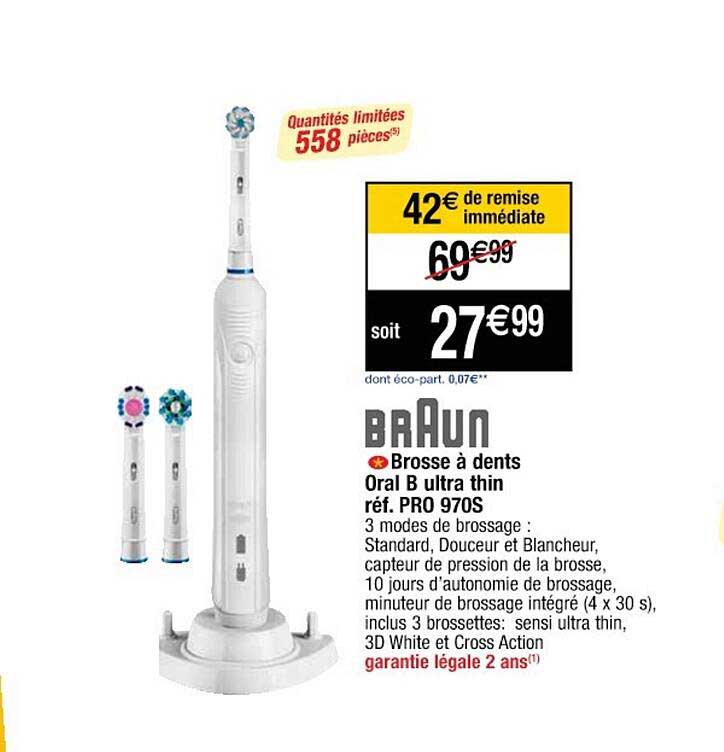 brosse à dents oral b ultra thin braun