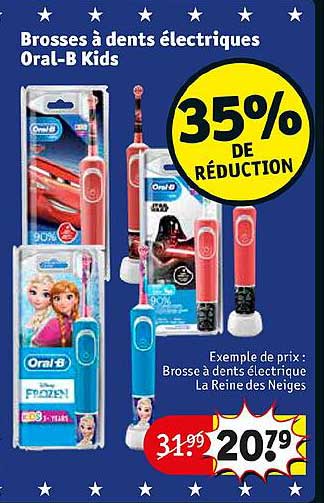 brosses à dents électriques oral-b kids