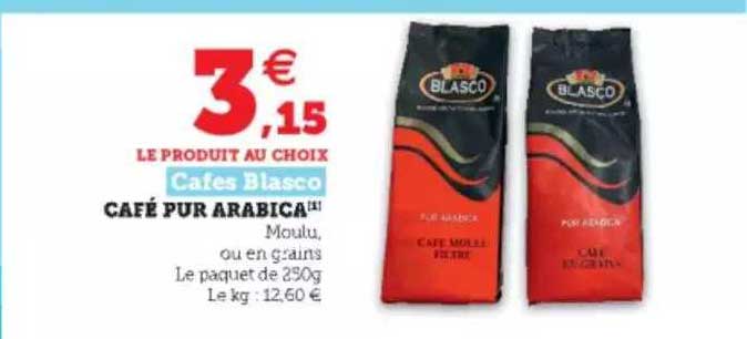 café pur arabica cafés blasco