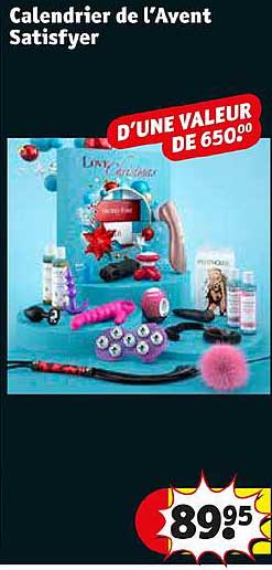 calendrier de l'avent satisfyer