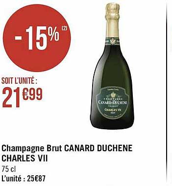 champagne brut canard duchêne charles VII