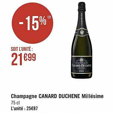 champagne canard duchêne millésime