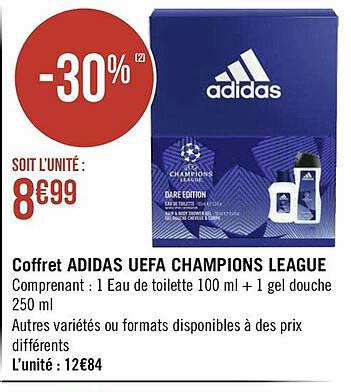 coffret adidas uefa champions league
