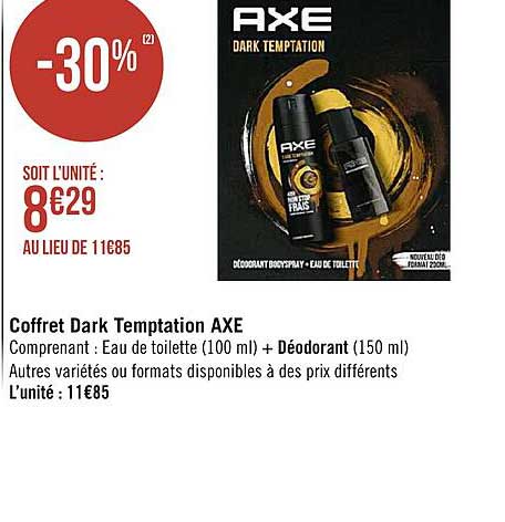 Coffret Dark Temptation Axe