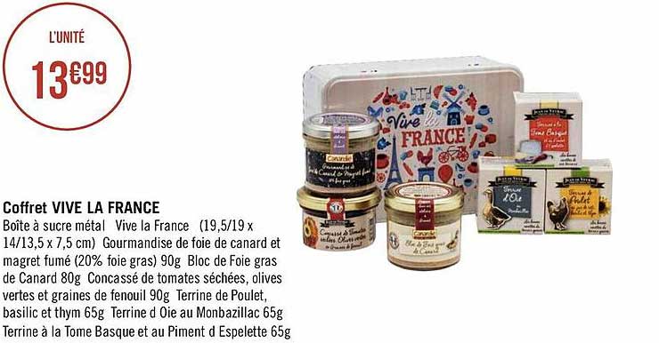 coffret vive la france