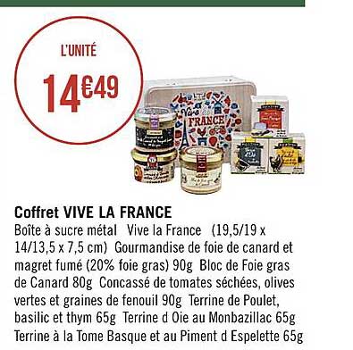 coffret vive la france