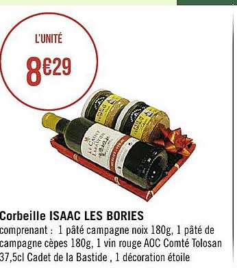 corbeille isaac les bories