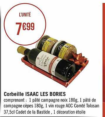 corbeille isaac les bories
