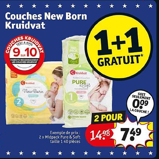 couches new born kruidvat