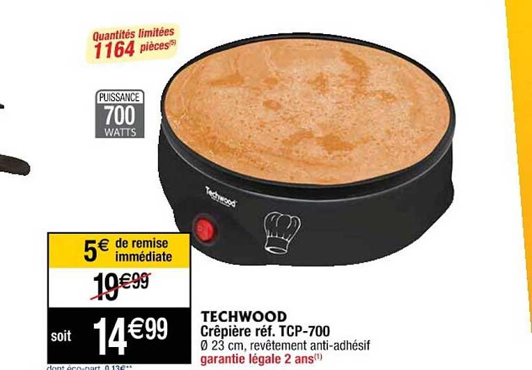 Crêpière Techwood