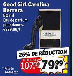 eau de parfum good girl carolina herrera