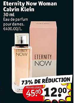 eau de parfum pour dames eternity now woman calvin klein