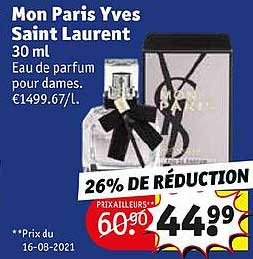 eau de parfum pour dames mon paris yves saint laurent