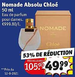 eau de parfum pour dames nomade absolu chloé
