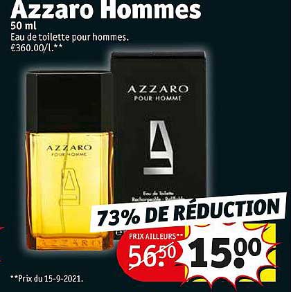 eau de toilette pour hommes azzaro hommes