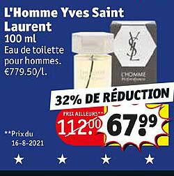 eau de toilette pour hommes l'homme yves saint laurent