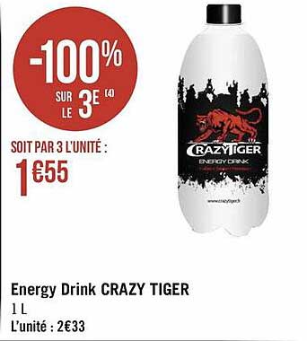 energy drink crazy tiger