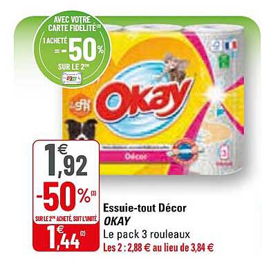 essuie-tout décor okay