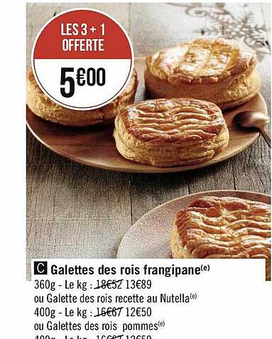 galettes des rois frangipane