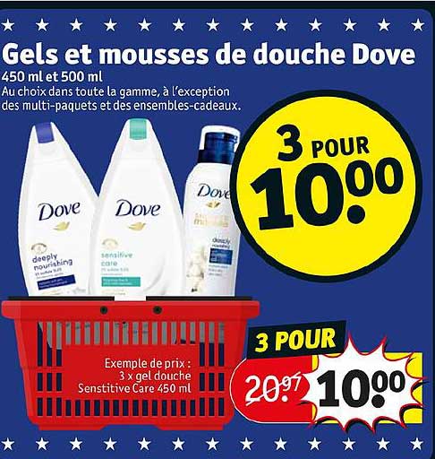 Gel Et Mousses De Douche Dove
